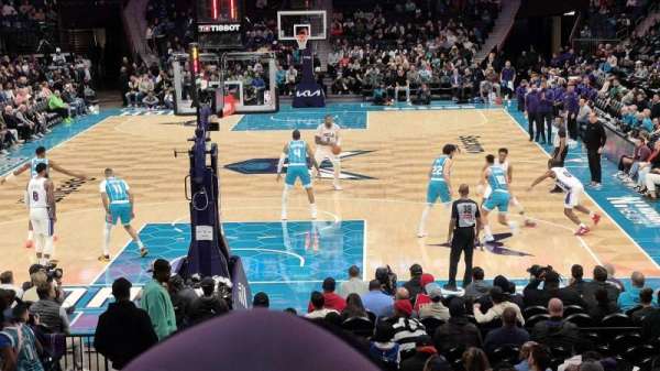 Spectrum Center, section: 109, row: P, seat: 13