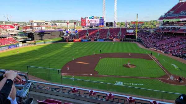Great American Ball Park, section: 414, row: A, seat: 23