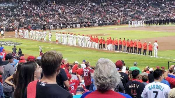 Chase Field, section: 111, row: 27, seat: 18