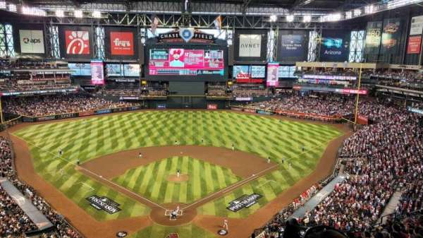 Chase Field, section: 315, row: 16, seat: 6