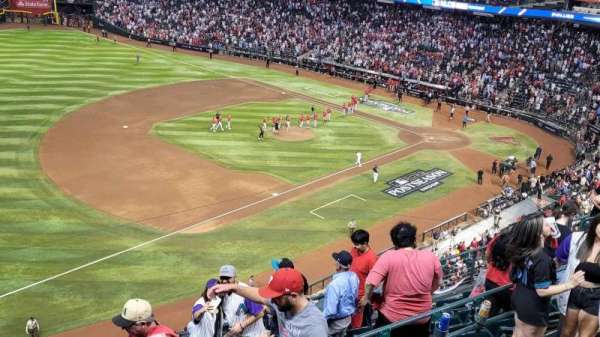 Chase Field, section: 327, row: 9, seat: 1
