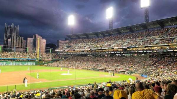 PNC Park, section: 125, row: U, seat: 4