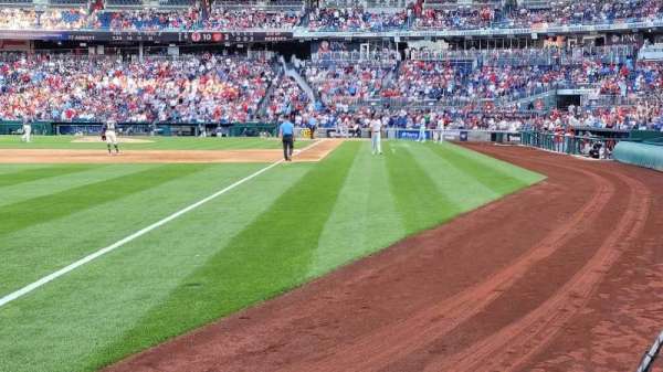 Nationals Park, section: 110, row: B, seat: 12