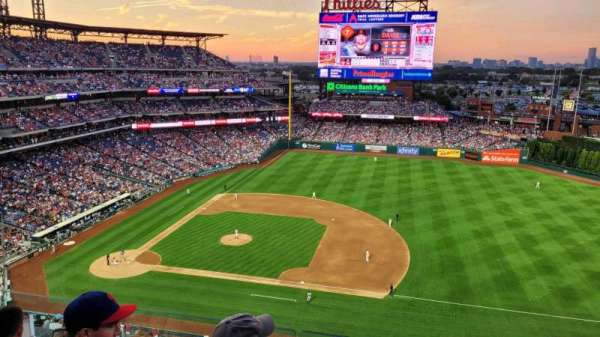 Citizens Bank Park, section: 414, row: 4, seat: 8