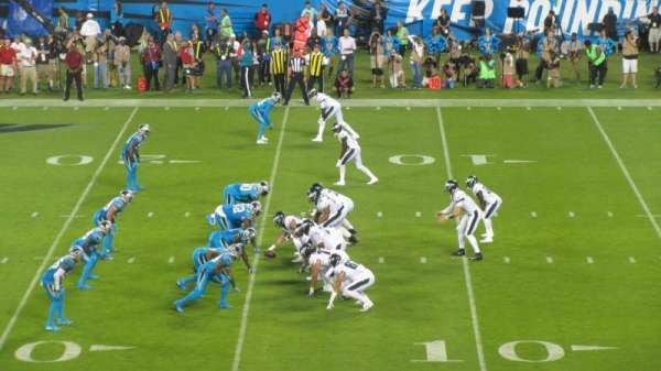 Bank of America Stadium, section: 313, row: 12, seat: 8