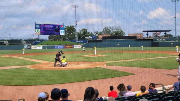 Segra Park, section: 107, row: K, seat: 1