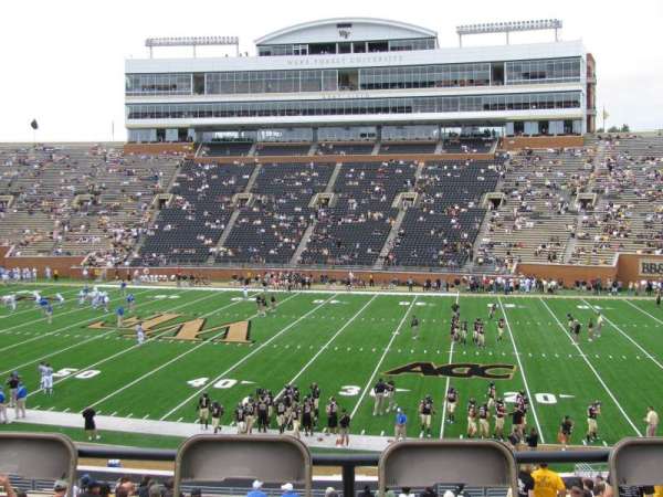 Allegacy Federal Credit Union Stadium, section: 17, row: EE, seat: 8