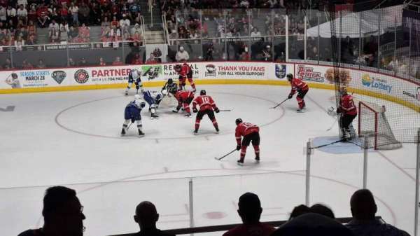 Bojangles' Coliseum, section: 125, row: P, seat: 5