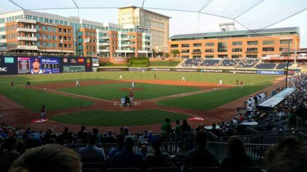 Durham Bulls Athletic Park, section: 200, row: T, seat: 18