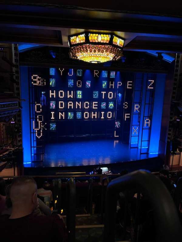Belasco Theatre, section: Mezzanine L, row: F, seat: 1