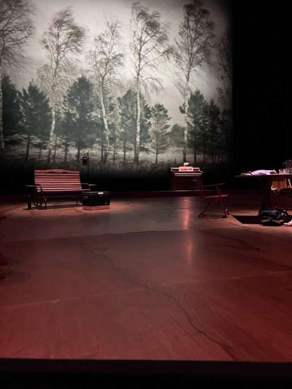 Vivian Beaumont Theater, section: Orchestra LC, row: C, seat: 201