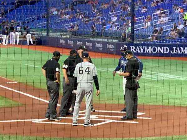 Tropicana Field, section: 111, row: N, seat: 10