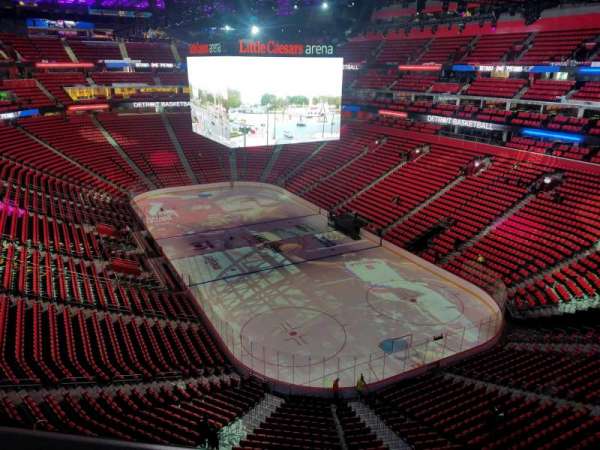 Little Caesars Arena, section: 221, row: 1, seat: 17