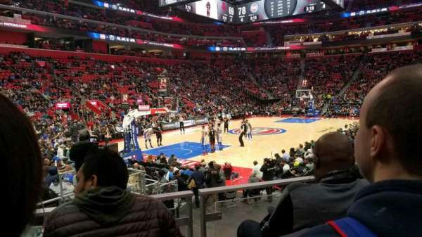 Little Caesars Arena, section: 113, row: 7, seat: 7