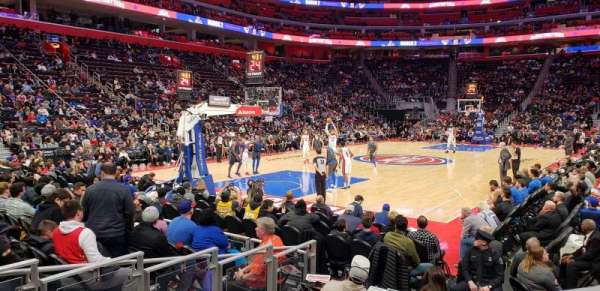 Little Caesars Arena, section: 126, row: 1, seat: 4