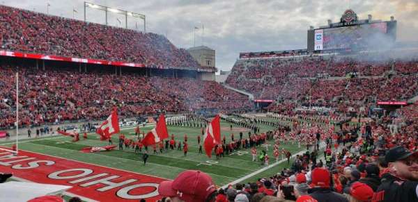 Ohio Stadium, section: 9A, row: 14, seat: 17