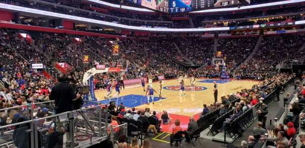 Little Caesars Arena, section: 113, row: 5, seat: 6