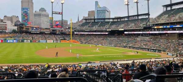 Comerica Park, section: 136A, row: D, seat: 4
