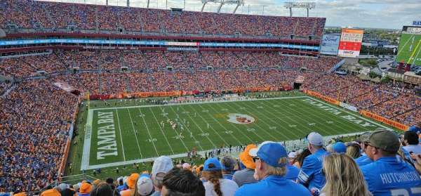 Raymond James Stadium, section: 332, row: U, seat: 3