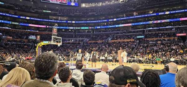 Crypto.com Arena, section: 101, row: 1, seat: 11