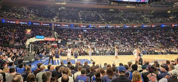 Madison Square Garden, section: 106, row: 2, seat: 9