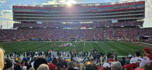 Levi's Stadium, section: C113, row: 25, seat: 5