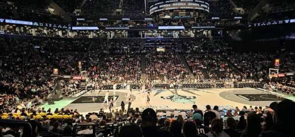 Barclays Center, section: 8, row: 17, seat: 18