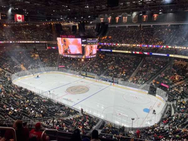 T-Mobile Arena, section: 227, row: F, seat: 3