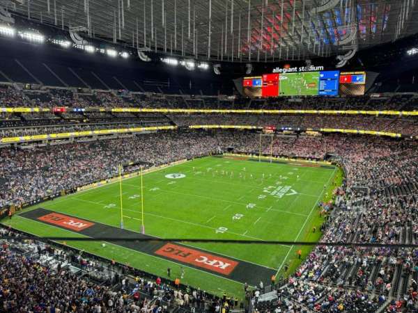 Allegiant Stadium, section: 347, row: 1, seat: 10