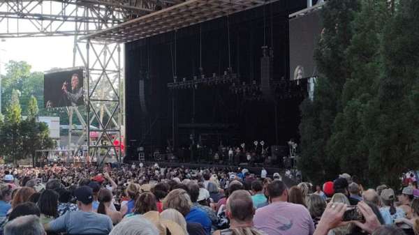 Ameris Bank Amphitheatre, section: 101, row: P, seat: 4