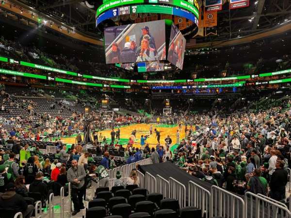 TD Garden, section: 5, row: 11, seat: 7