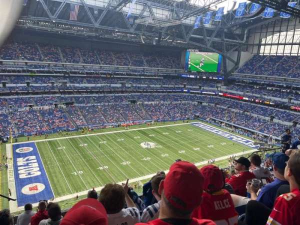 Lucas Oil Stadium, section: 644, row: 8, seat: 17
