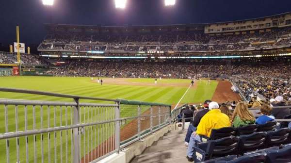 PNC Park, section: 132, row: M, seat: 1