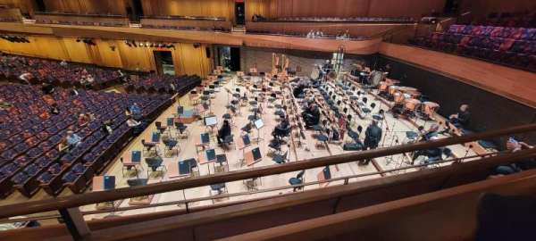 David Geffen Hall, section: First Tier Stage Side R, row: B, seat: 48