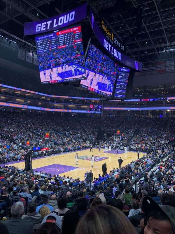 Golden 1 Center, section: 111, row: J, seat: 11