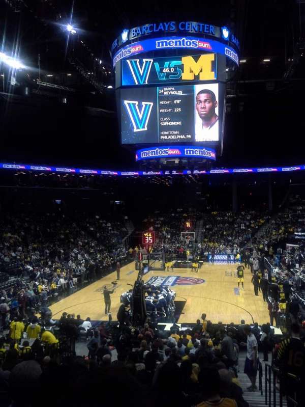 Barclays Center, section: 16, row: 18, seat: 1