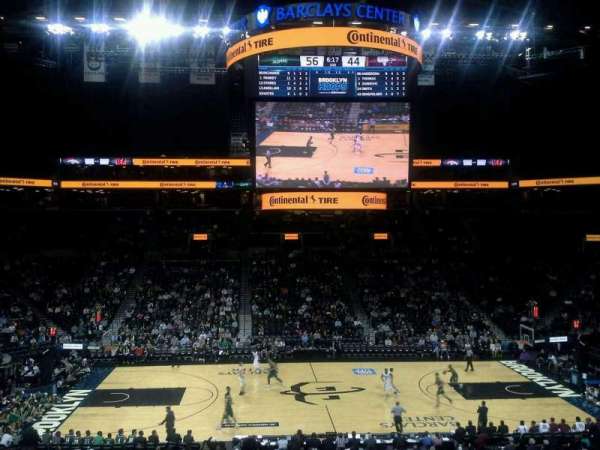 Barclays Center, section: 108, row: 8, seat: 18