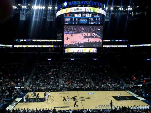 Barclays Center, section: 108, row: 8, seat: 18