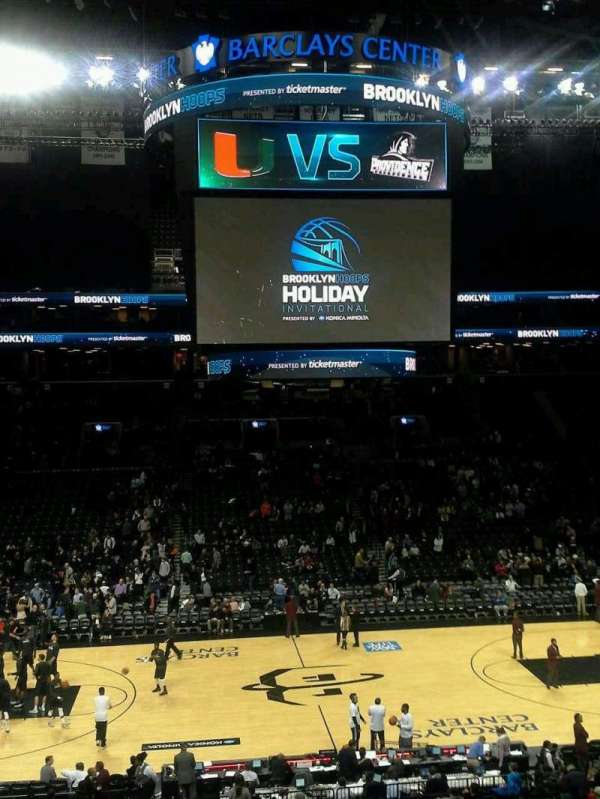 Barclays Center, section: 108, row: 8, seat: 18
