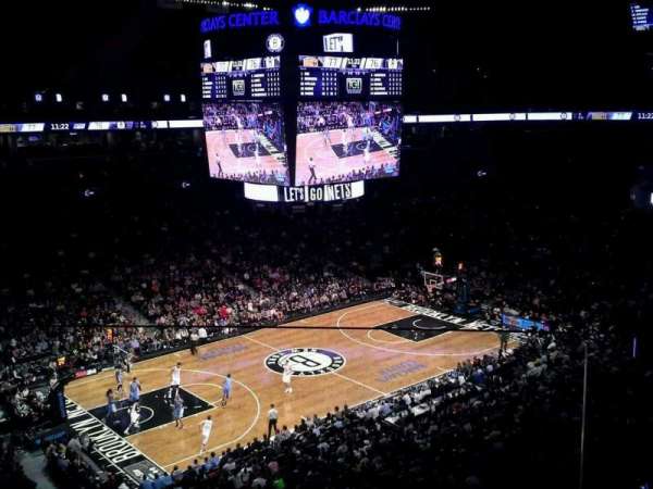 Barclays Center, section: 212, row: 2, seat: 1