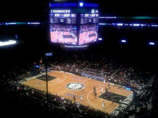 Barclays Center, section: 221, row: 2, seat: 1