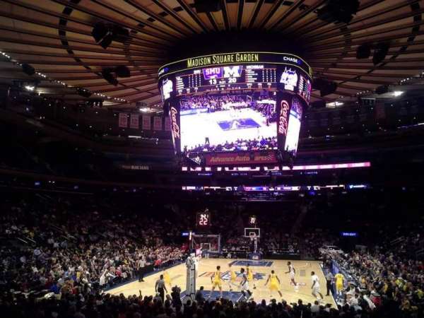 Madison Square Garden, section: 103, row: 10, seat: 1