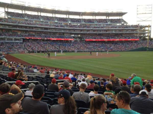 Nationals Park, section: 135, row: T, seat: 9