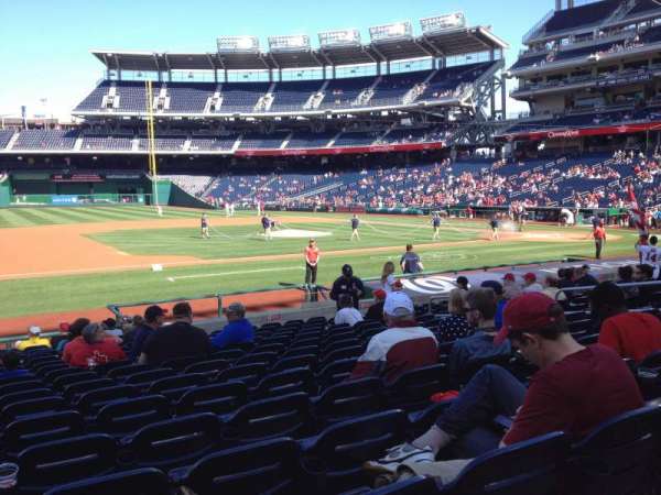 Nationals Park, section: 115, row: T