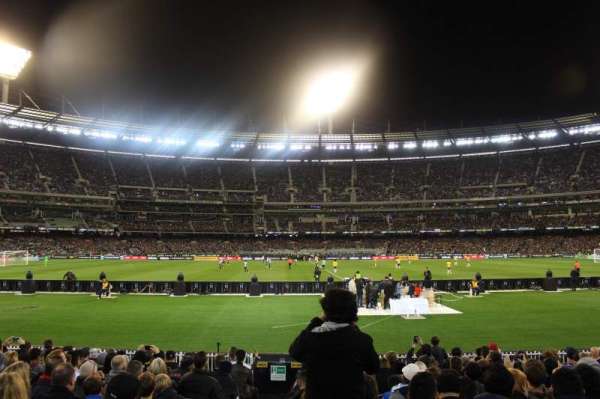 Melbourne Cricket Ground, section: M19, row: N, seat: 18