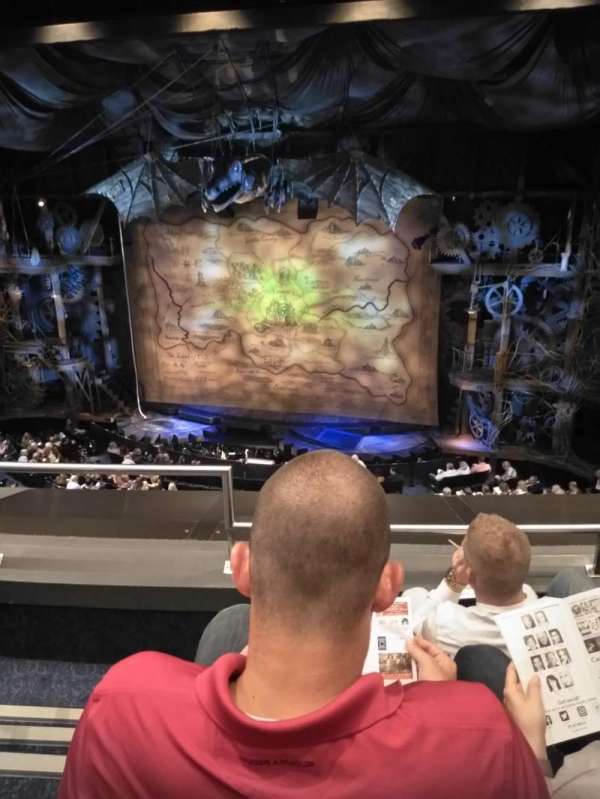 Gershwin Theatre, section: Front Mezzanine R, row: C, seat: 2