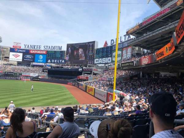 Yankee Stadium, section: 110, row: 22, seat: 3