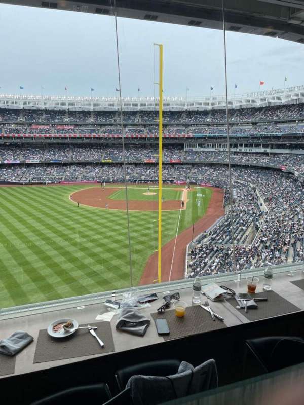 Yankee Stadium, section: Audi Yankees Club, row: 2, seat: 21