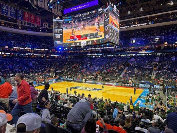 Xfinity Mobile Arena, section: 115, row: 20, seat: 4