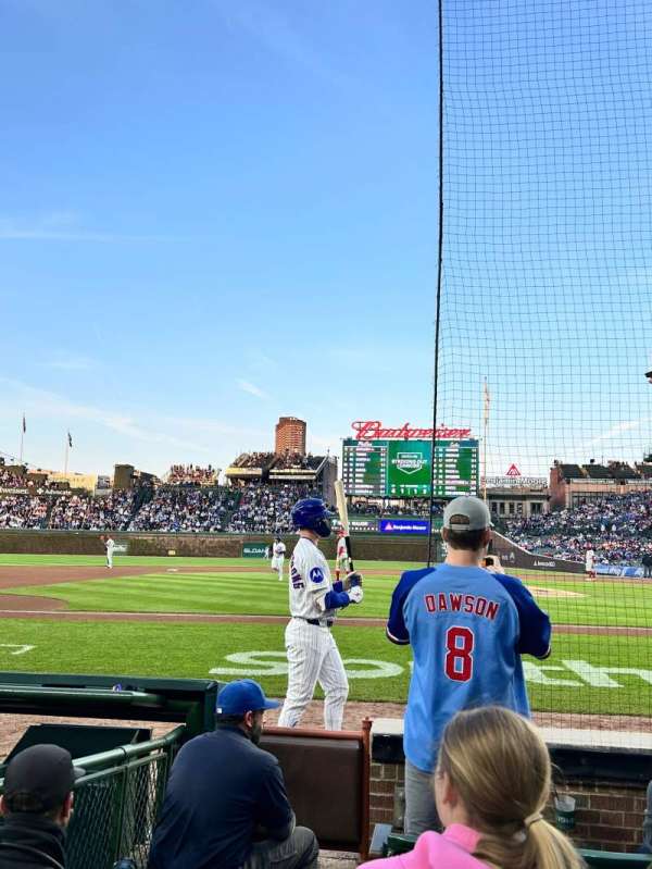 Wrigley Field, section: AA13, row: 5, seat: 1